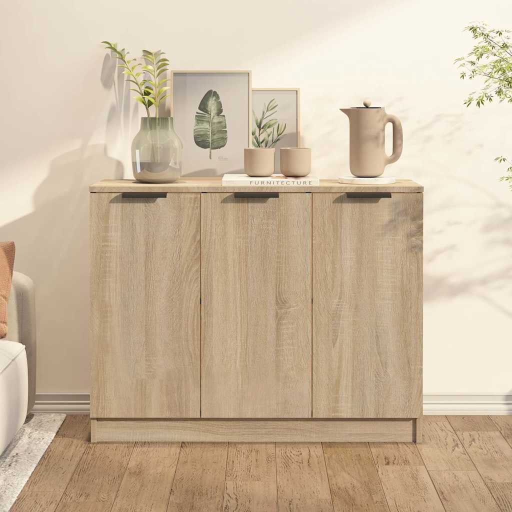 Sideboard Sonoma Oak 90,5x30x70 cm Engineered Wood