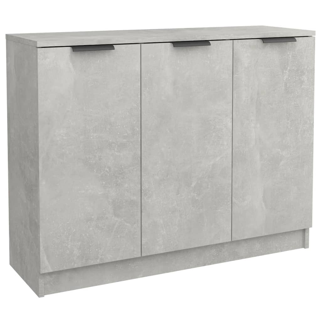 Sideboard Concrete Grey 90.5x30x70 cm Engineered Wood