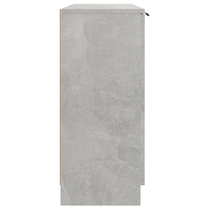 Sideboard Concrete Grey 90.5x30x70 cm Engineered Wood