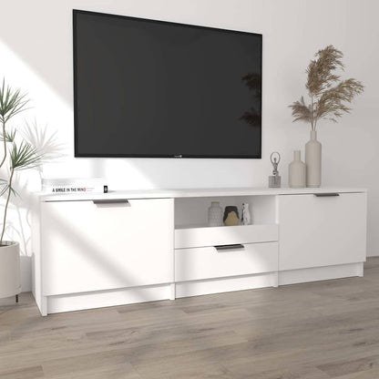 811448 vidaXL TV Cabinet White 140x35x40 cm Engineered Wood