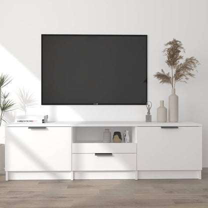 811448 vidaXL TV Cabinet White 140x35x40 cm Engineered Wood