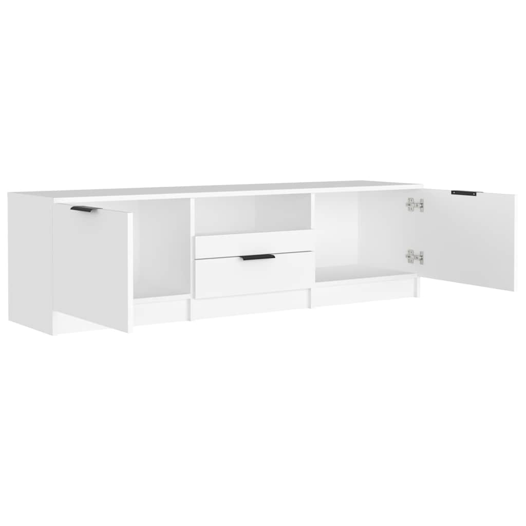 811448 vidaXL TV Cabinet White 140x35x40 cm Engineered Wood