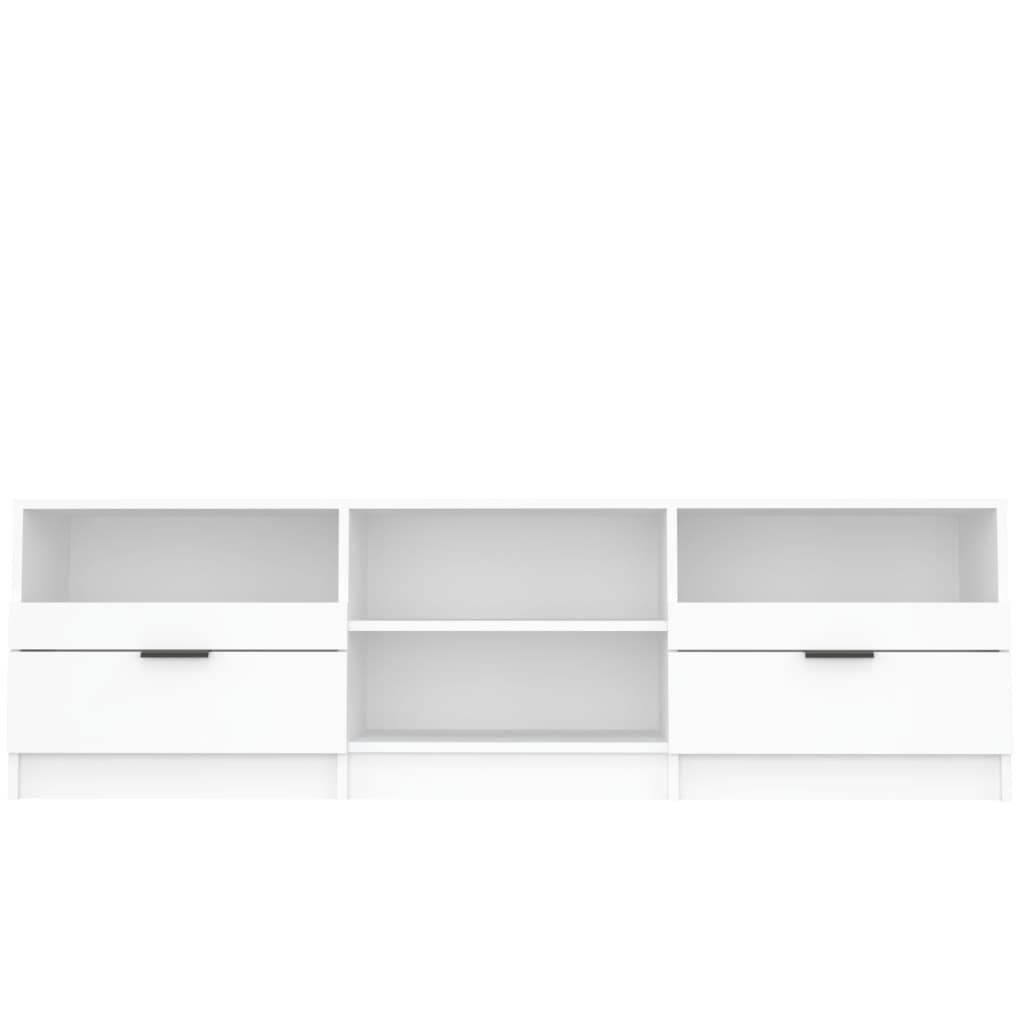 TV Cabinet | White | Engineered Wood | Medium | TV Cabinet | Rectangular