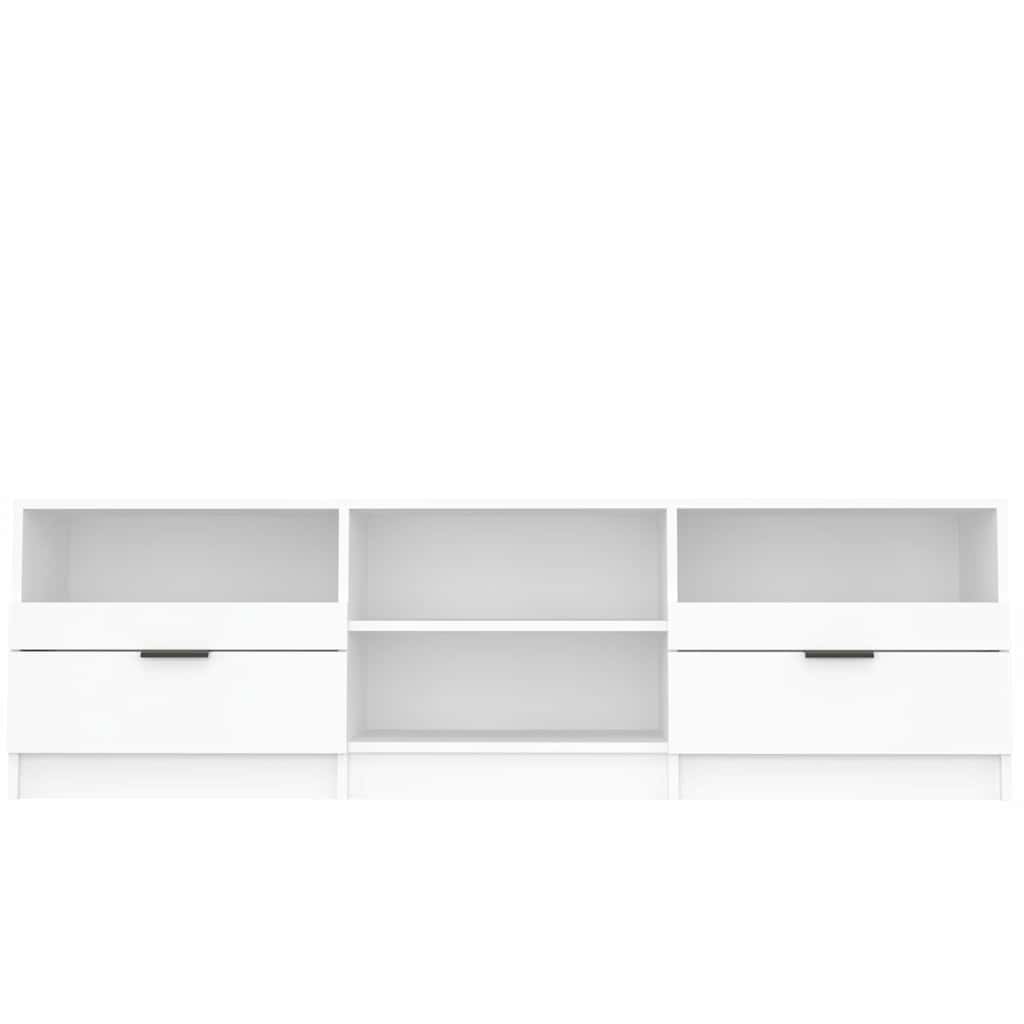 TV Cabinet White 150x33,5x45 cm Engineered Wood