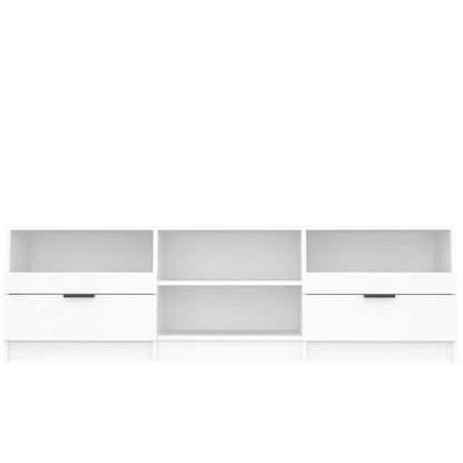 TV Cabinet White 150x33,5x45 cm Engineered Wood