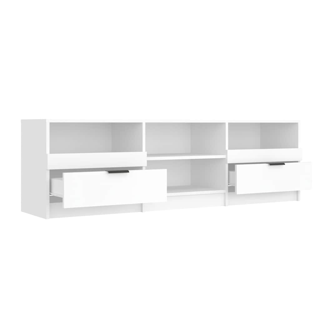 TV Cabinet White 150x33,5x45 cm Engineered Wood