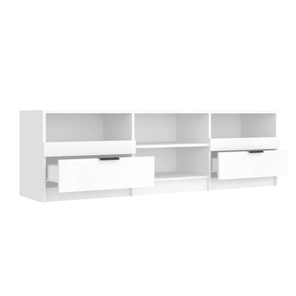 TV Cabinet White 150x33,5x45 cm Engineered Wood