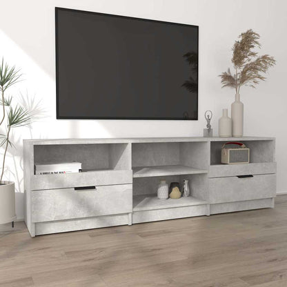 TV Cabinet Concrete Grey 150x33,5x45 cm Engineered Wood