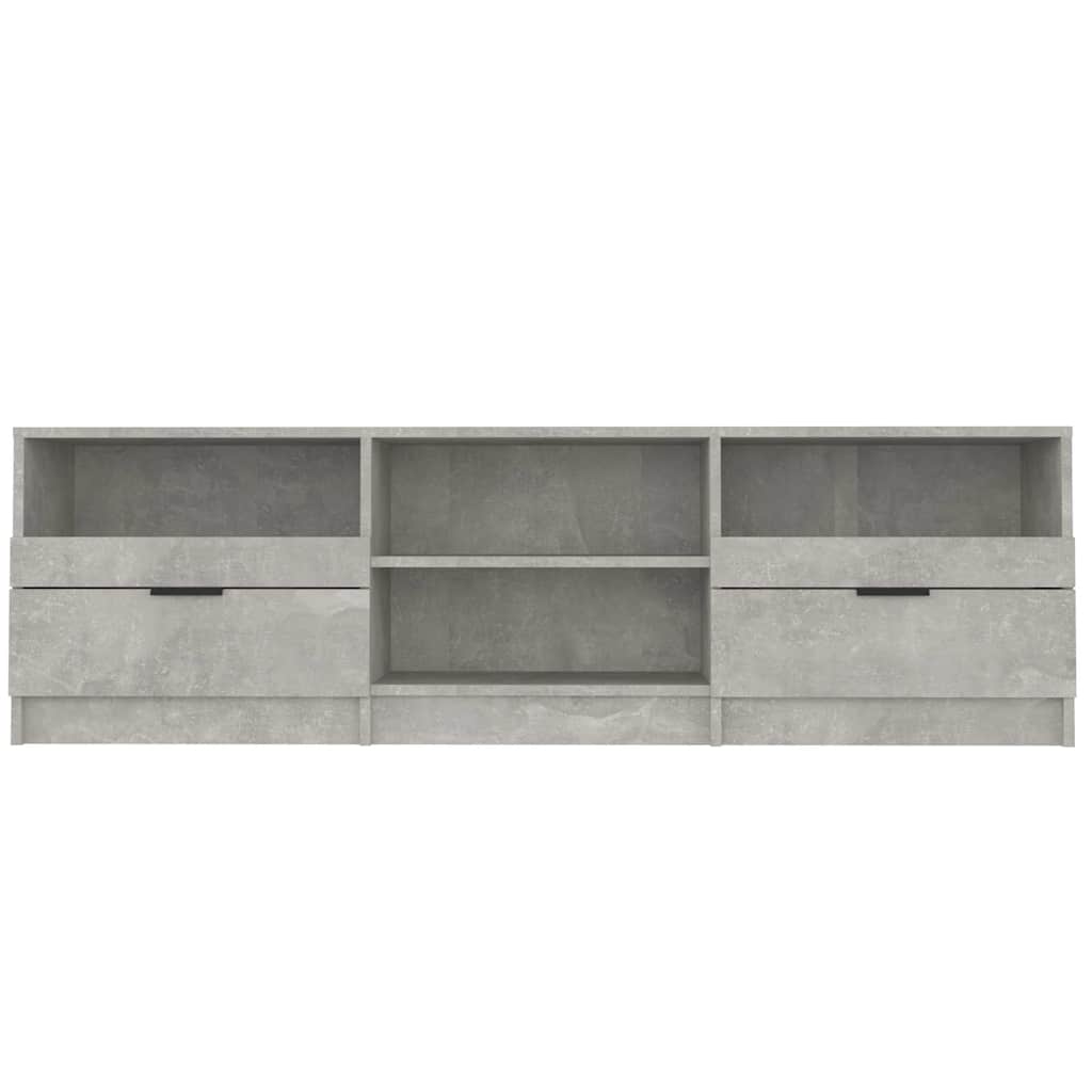 TV Cabinet Concrete Grey 150x33,5x45 cm Engineered Wood