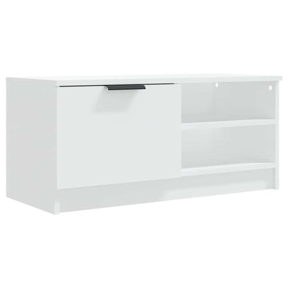 TV Cabinet White 80x35x36,5 cm Engineered Wood