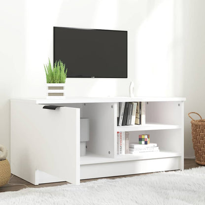 TV Cabinet White 80x35x36,5 cm Engineered Wood