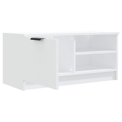 TV Cabinet White 80x35x36,5 cm Engineered Wood