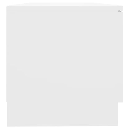 TV Cabinet White 80x35x36,5 cm Engineered Wood