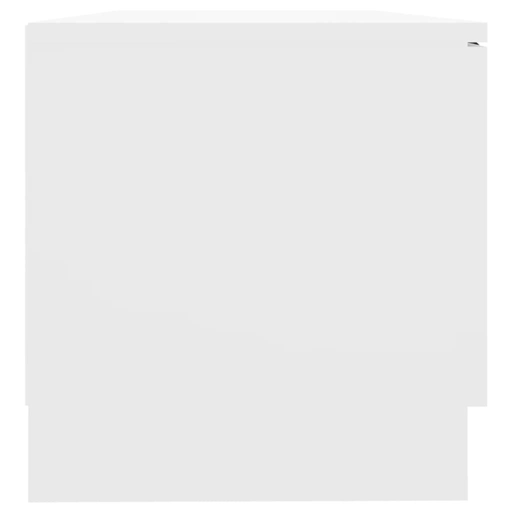TV Cabinet White 80x35x36.5 cm Engineered Wood