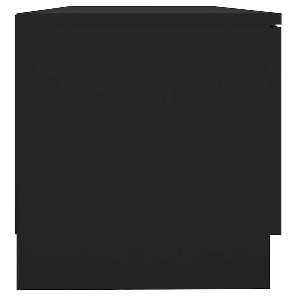 TV Cabinet | Set of 2 | Black | Engineered wood | Compact | TV Cabinet