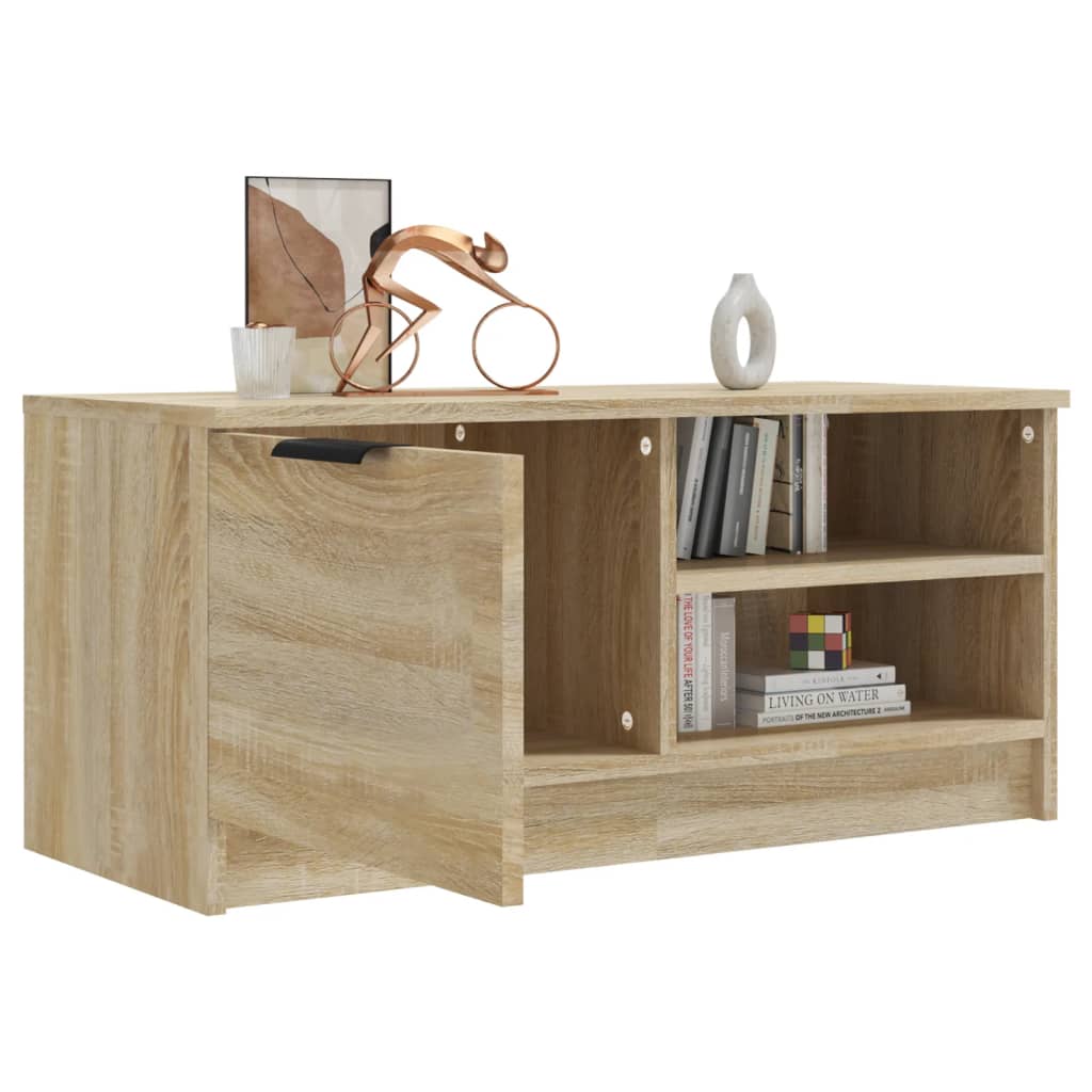 TV Cabinet Sonoma Oak 80x35x36,5 cm Engineered Wood
