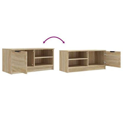 TV Cabinet Sonoma Oak 80x35x36,5 cm Engineered Wood