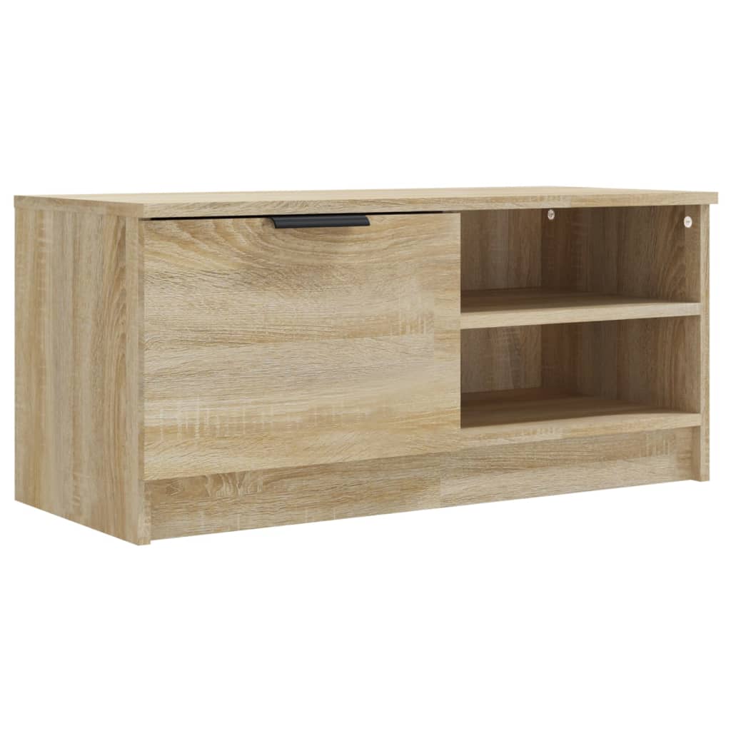 2 Piece TV Cabinet Set Sonoma Oak 80x35x36,5 cm Engineered Wood