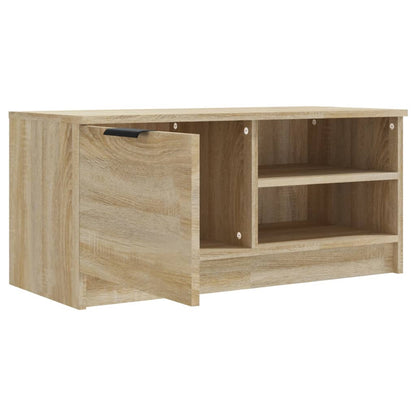 2 Piece TV Cabinet Set Sonoma Oak 80x35x36,5 cm Engineered Wood