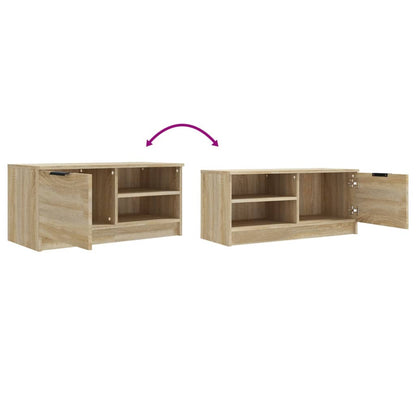 2 Piece TV Cabinet Set Sonoma Oak 80x35x36,5 cm Engineered Wood