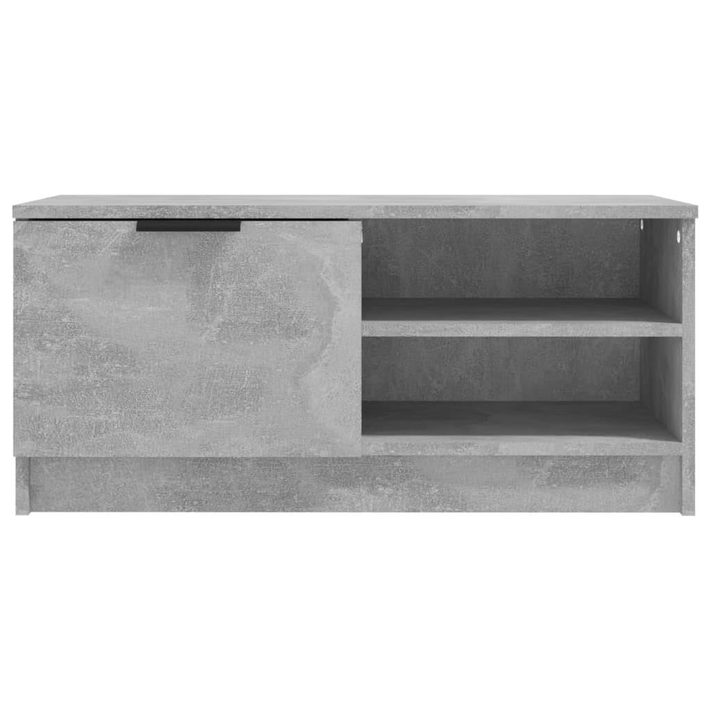 2 Piece TV Cabinet Set Concrete Grey 80x35x36,5 cm Engineered Wood