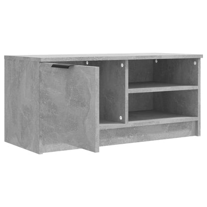 2 Piece TV Cabinet Set Concrete Grey 80x35x36,5 cm Engineered Wood