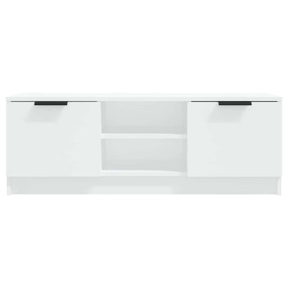 TV Cabinet White 102x35x36,5 cm Engineered Wood