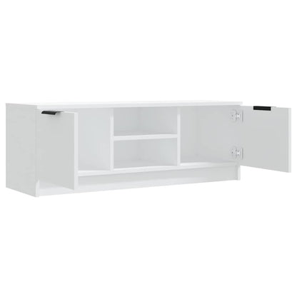 TV Cabinet White 102x35x36,5 cm Engineered Wood