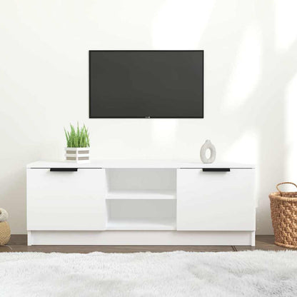 TV Cabinet White 102x35x36,5 cm Engineered Wood