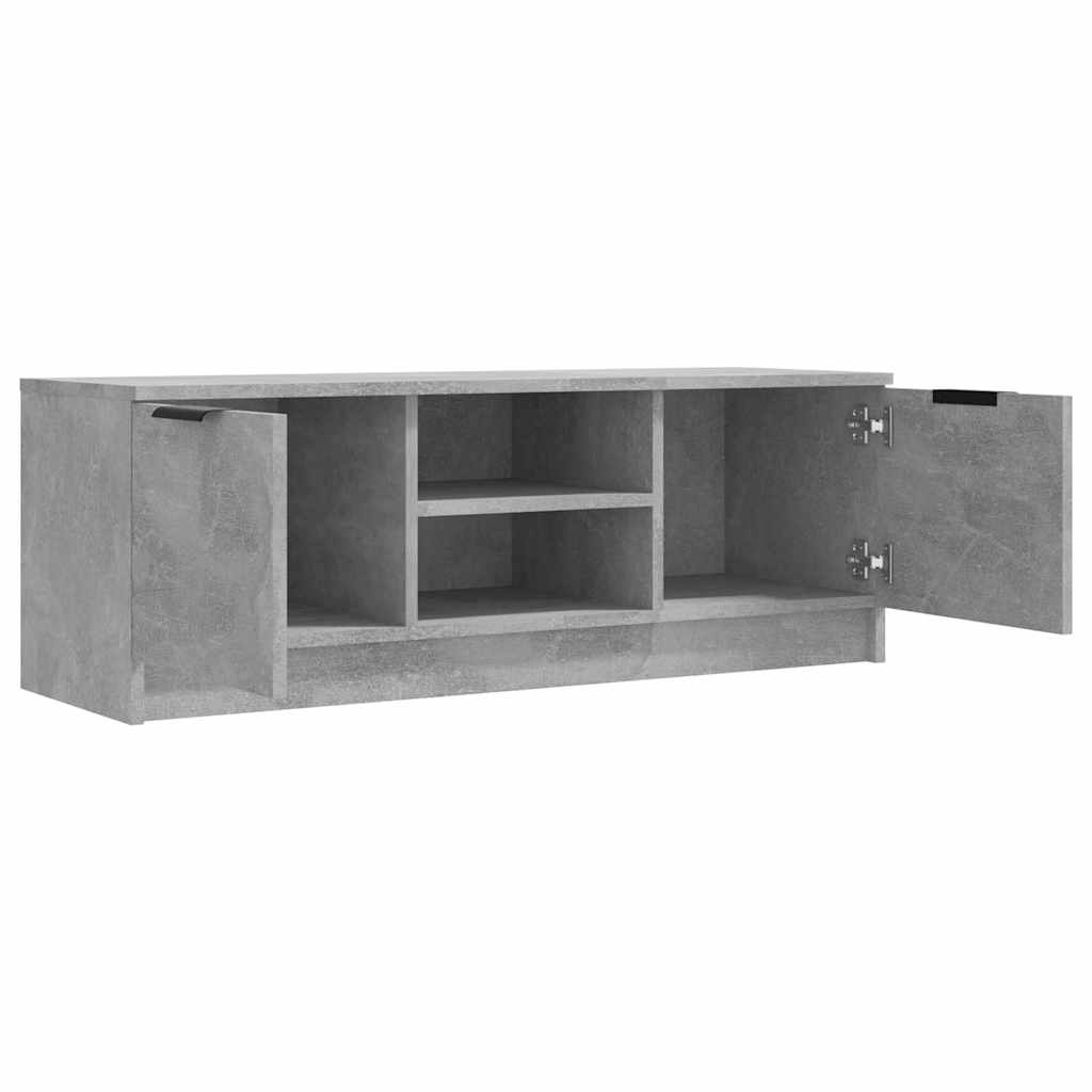 TV Cabinet Concrete Grey 102x35x36,5 cm Engineered Wood