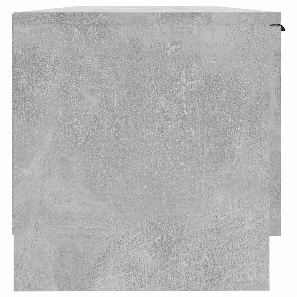 TV Cabinet Concrete Grey 102x35x36,5 cm Engineered Wood