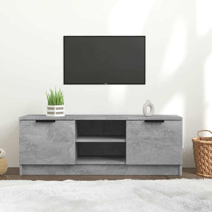 TV Cabinet Concrete Grey 102x35x36,5 cm Engineered Wood