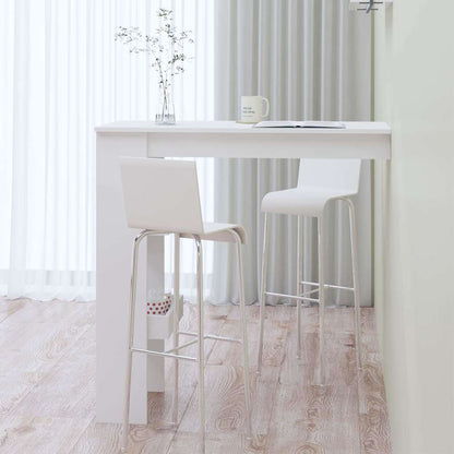 Wall Bar Table White 102x45x103,5 cm Engineered Wood