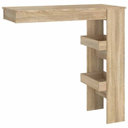 Wall Bar Table Sonoma Oak 102x45x103,5 cm Engineered Wood