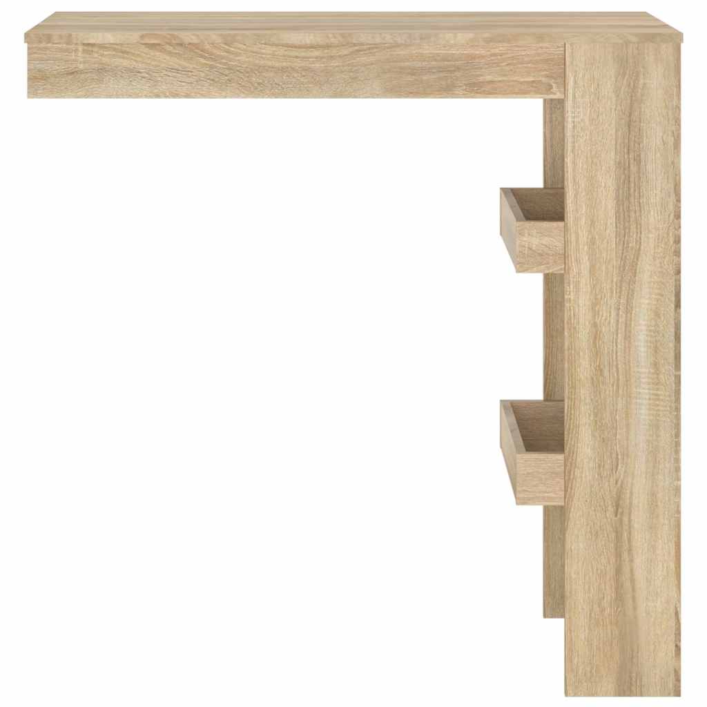 Wall Bar Table Sonoma Oak 102x45x103,5 cm Engineered Wood