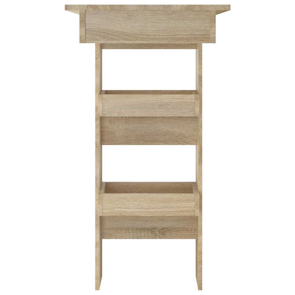 Wall Bar Table Sonoma Oak 102x45x103,5 cm Engineered Wood