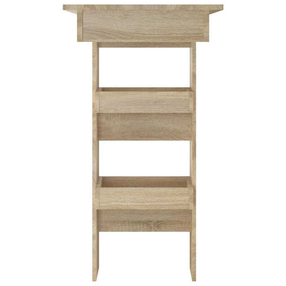 Wall Bar Table Sonoma Oak 102x45x103,5 cm Engineered Wood