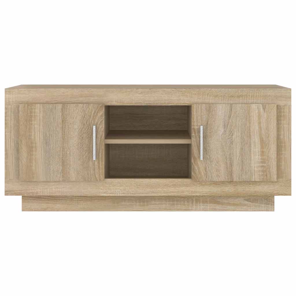 TV Cabinet Sonoma Oak 102x35x45 cm Engineered Wood