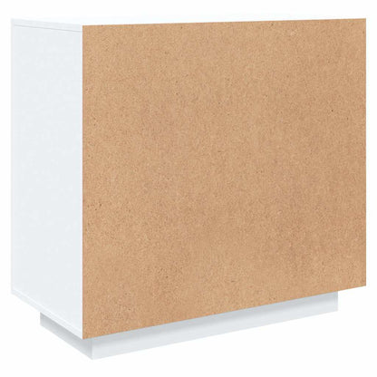 Sideboard White 80x40x75 cm Engineered Wood