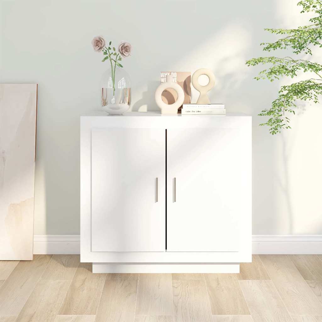 Sideboard White 80x40x75 cm Engineered Wood