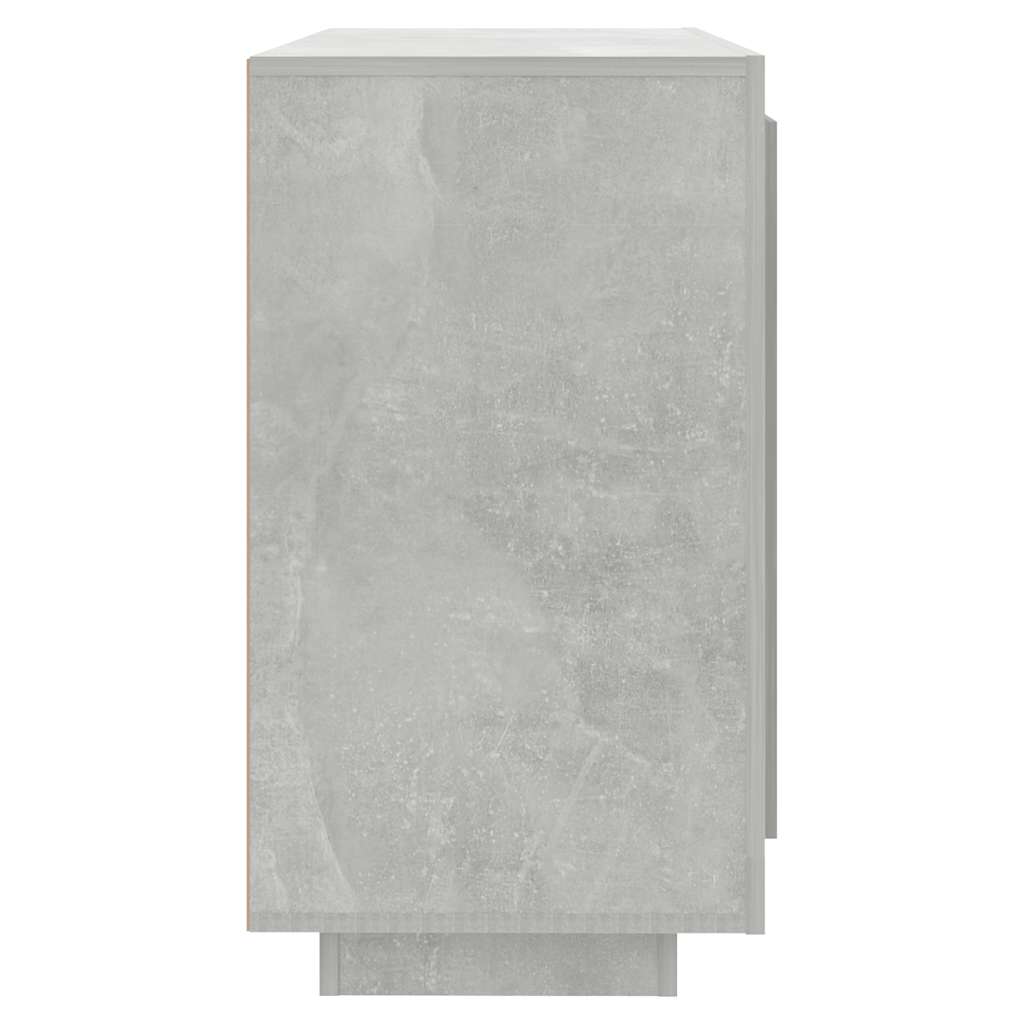 Sideboard Concrete Grey 80x40x75 cm Engineered Wood