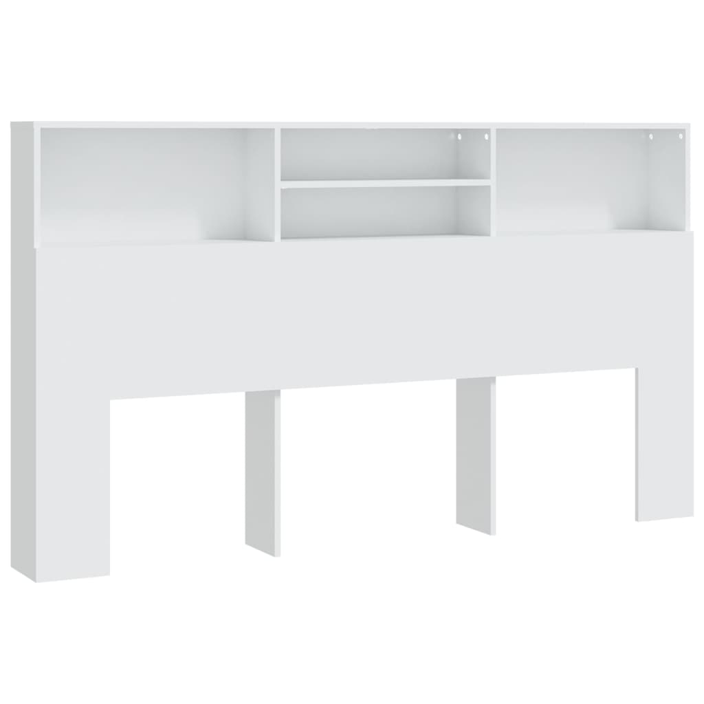 811880 vidaXL Headboard Cabinet White 180x19x103,5 cm