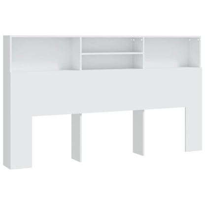 811880 vidaXL Headboard Cabinet White 180x19x103,5 cm