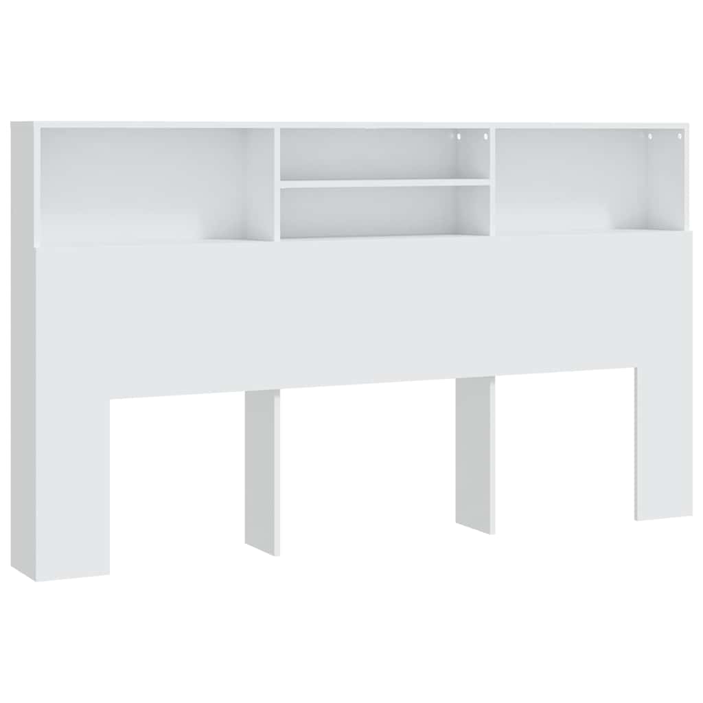 811880 vidaXL Headboard Cabinet White 180x19x103,5 cm