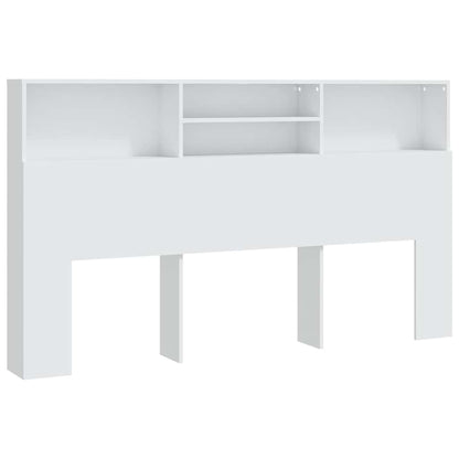 811880 vidaXL Headboard Cabinet White 180x19x103,5 cm