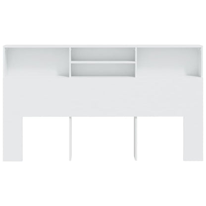 811880 vidaXL Headboard Cabinet White 180x19x103,5 cm