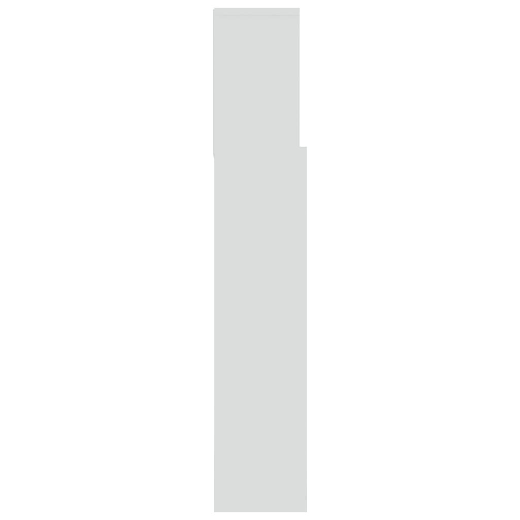811880 vidaXL Headboard Cabinet White 180x19x103,5 cm