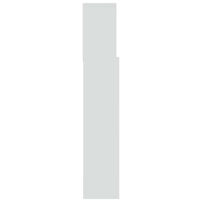 811880 vidaXL Headboard Cabinet White 180x19x103,5 cm