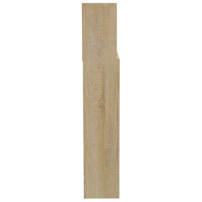 Headboard Cabinet Sonoma Oak 200x19x103,5 cm Engineered Wood