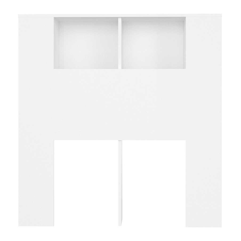 811907 vidaXL Headboard Cabinet White 100x18,5x102,5 cm
